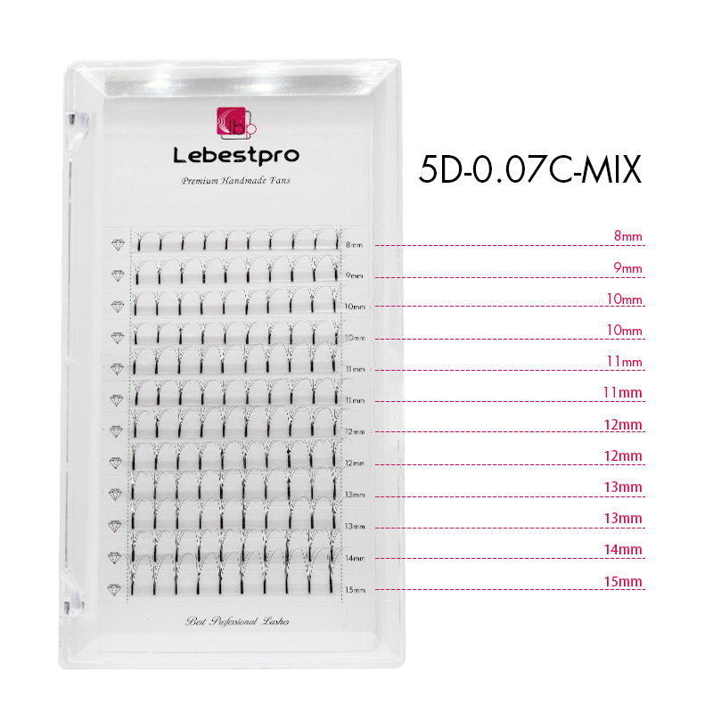 Long Stem Premade Fans