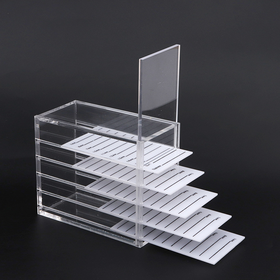 5 Layers Acrylic Eyelash Storage Box