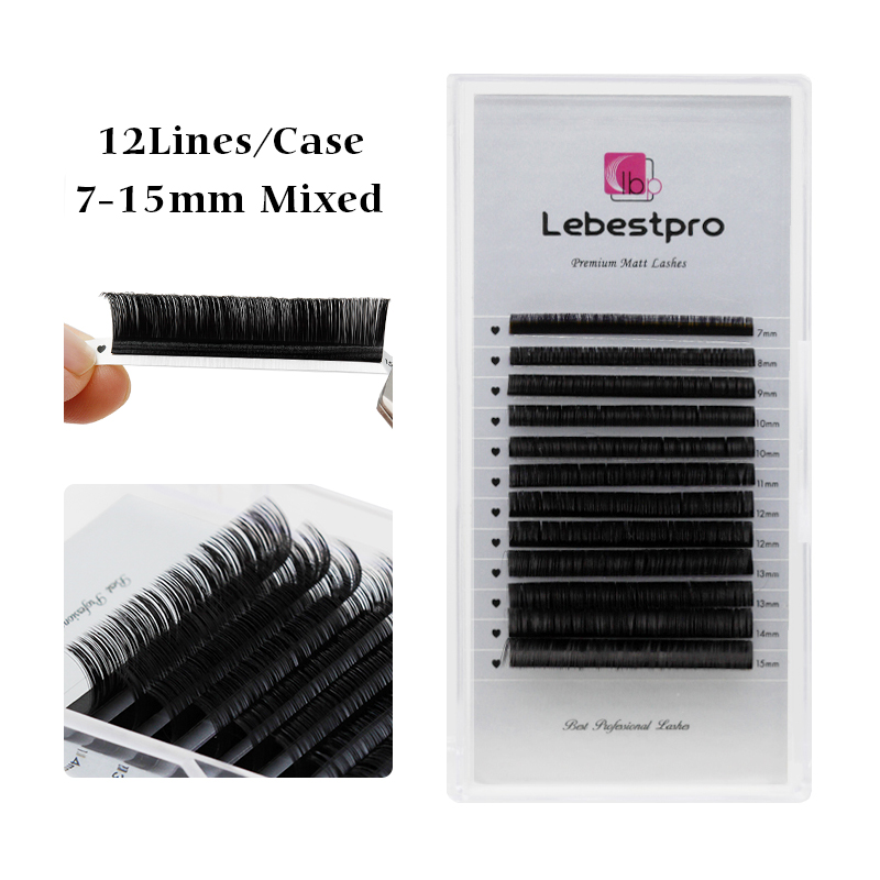 0.03 CC Curl Mix Premium Matt Lashes