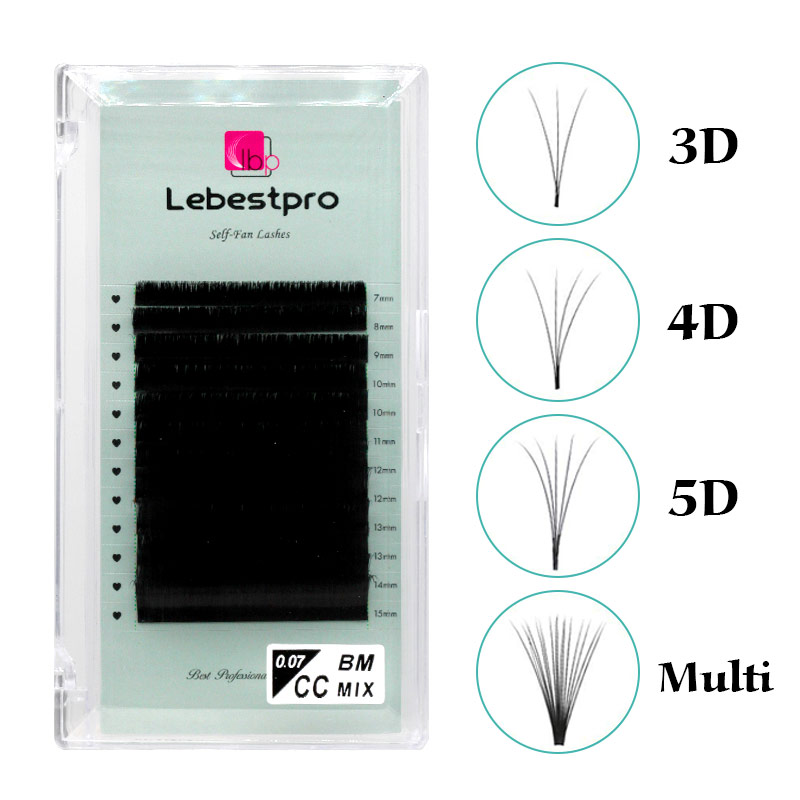 Easy Fan Lashes/Self Fanning Lashes/Blooming Fan Lashes