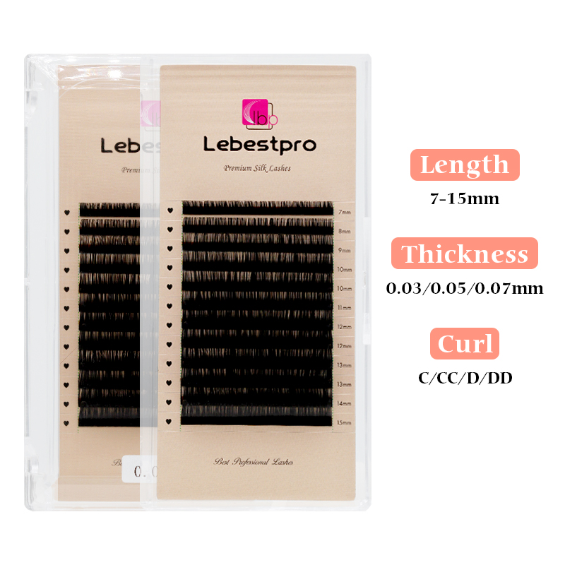 0.03 CC Curl Mix Soft Silk Lashes